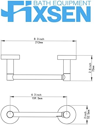 Fixsen Papocor de papel higiênico banheiro post duplo post pivoting roll bisnet bellow aço inoxidável e liga de zinco Montagem