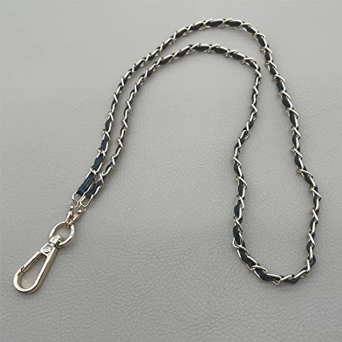 Colhedores para identificação Badges Gold Chain Chain colar Chaço chave para mulheres colhedores pretos elegantes para