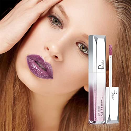 Lip Gloss for Women Gloss Pearl Starry-Sky Shining Lip Gloss Lipick Lip 5ml Lip Glaze