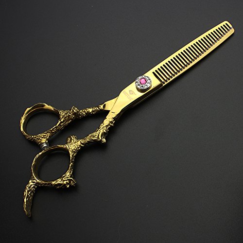 Manuseda de ouro de 6 polegadas Tesada Hairs Scissors japoneses