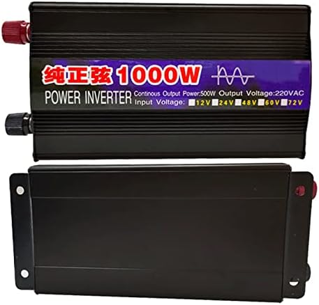 1000W Inversor de inversor de onda senoidal de 1000W Inversores solares RV DC 12V 24V a AC 220V Inverters Inversor Inversor