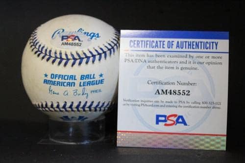 Tommy Henrich assinou o Baseball Autograph Auto PSA/DNA AM48552 - bolas de beisebol autografadas