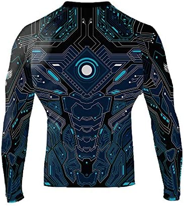 Raven Fightwear Cybernetic Homem Cleernético Guarda MMA BJJ