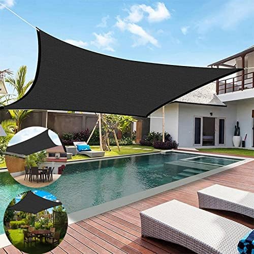 Sun Shade Sails Canopy, Bloco de UV de vela de sombra, piscina de sol ao ar livre A toldo de sol - 95% de proteção solar - Bloco de