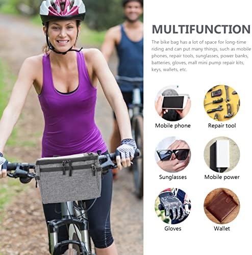 INOOMP Exercício Bike Bike Bike Bike Hitlebar Bag Bikepacking Bag para Bike Bike Bike Bike Accessories de bicicleta de bicicleta