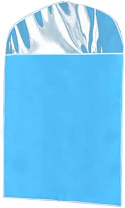 Fansipro Saco de vestuário respirável, macio, kits de acessórios no vestiário; Casa de aluguel; Casa de hospedagem; Hunderhouse, 1300x600x3, azul, 5 peças Organização de armazenamento Capas à prova de poeira