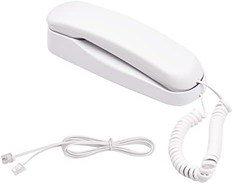Telefone com cordão de bisofice, telefone fixo para casa com cordão, sem energia/bateria CA Necessário de telefone montável