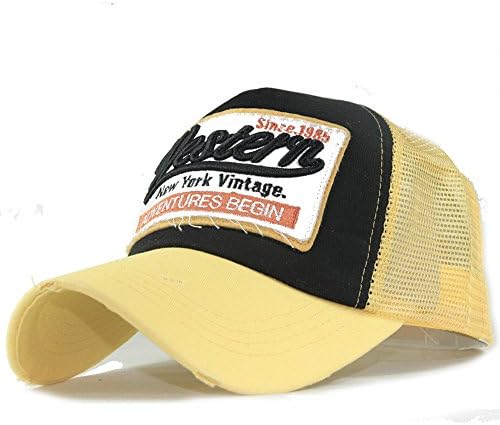 Zl Geqinai Unisisex-Adult Baseball Cap pai chapéu bordado Capinhas de malha de verão para homens Mulheres chapéus casuais Hip Hop