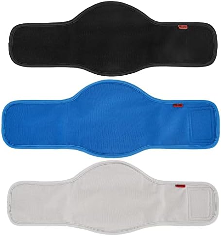 Mkono Belly Band para cães masculinos laváveis ​​fraldas de cachorro masculino envolve a banda de barriga reutilizável, altamente