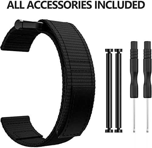 Tiras de banda de vigilância SNKB para Garmin Fenix ​​5x/6x/6/5 935 22mm 26mm de nylon com reposição ajustável