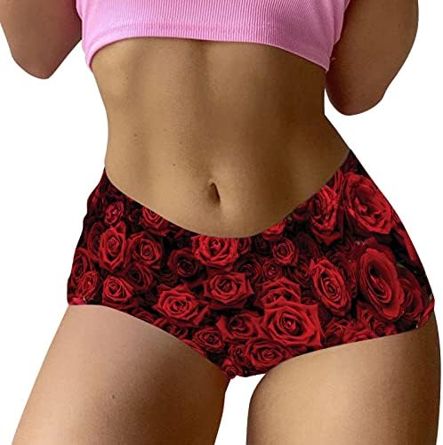 Valentines Sexy Boyshort Roupa Mulheres High Wistist