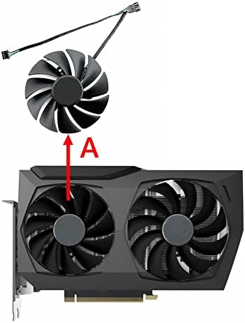 RAKSTORE GA92S2U GAA8S2U CARTA DE GRAPHICS REFRIGEM SUBSTITUIÇÃO PARA ZOTAC RTX 3070 TWIN REDE