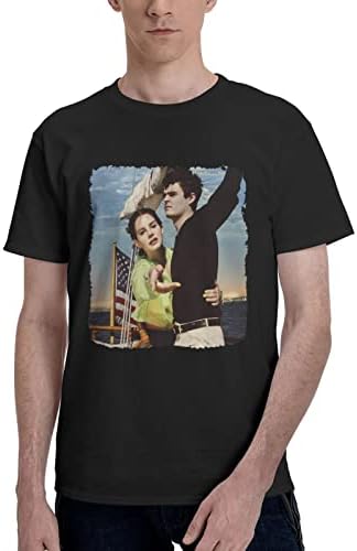 Lana e Del for Rey Men camisa de verão de manga curta camiseta de manga curta