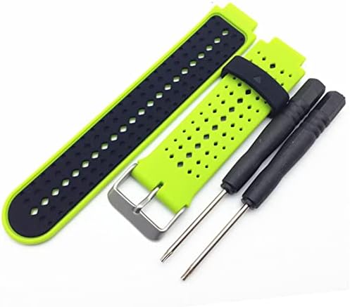 Sawidee Soft Silicone Watch Strap Substacement Wrist Watch Band para Garmin Forerunner 220/230/235/620/630 WatchBand com ferramentas