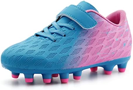 Brooman Kids Firm Ground Soccer Cleats Meninos Meninos Athletic Athletic Outdoor Football Shoes