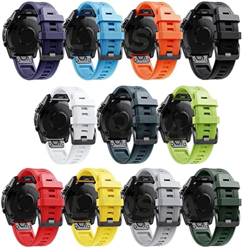 22 26mm Smart Watch Bands para Garmin Fenix ​​7 7x Strapas de silicone Rápula de liberação rápida Fenix ​​6 5 6x 5x