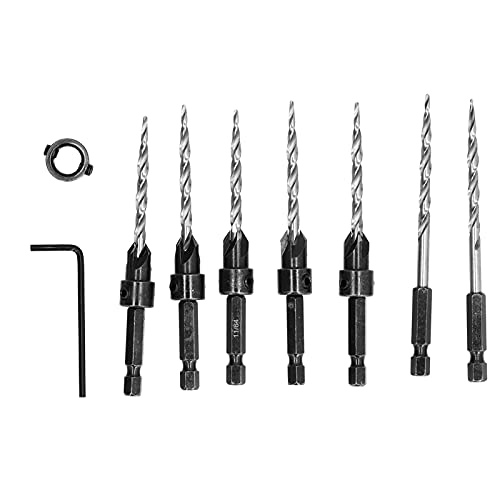 Wood Contrartershank Bit Bit Set