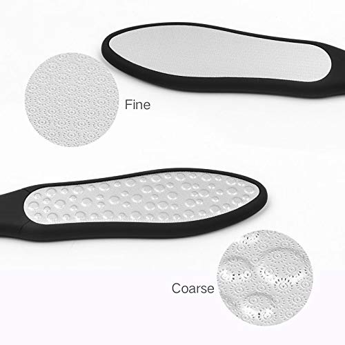 1pcs Arquivo de rasp de pé preto Dead Skin Skin Callus Removedor Pedicure Tools Seting Feet Care, Black