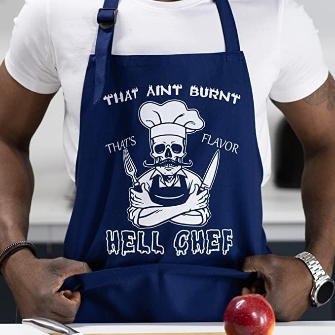 Aventais engraçados para homens - aventais masculinos para cozinhar engraçado - Funny Grill Avental for Men Grill