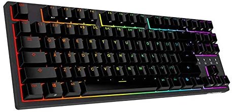 KXA WANUIGH TECHADO MECÂNICO TECHADO TECLADO NEBULA RGB CHERRY MX SWITCH PBT TEKYCAPS TECHINO DE GAMING para PC/Mac Gamer, datilógrafo