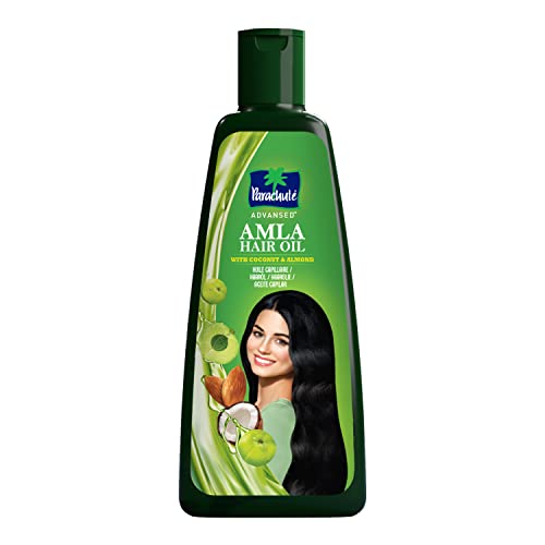 Óleo de cabelo para coco com coco e amêndoa AMLA com coco e amêndoa | Para todos os tipos de cabelo | 190ml