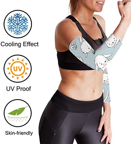 Mulheres UV Sun Protection Arm Mangas, mangas refrescantes escudo de capa de braço para homens ciclismo de caminhada correndo