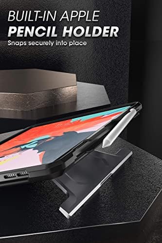 Supcase Unicorn Beetle Series Case projetada para o lançamento do iPad Pro 11 2020, com o porta-lápis Apple lápis embutido