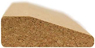 Yoga Mad Cork Yoga Wedge | Cork ecológica | Cunha natural de cortiça | Cunha de ioga não deslizante para pulsos e mãos