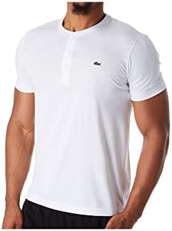 Camiseta de algodão Henley Pima Henley Pima de Lacoste Henley