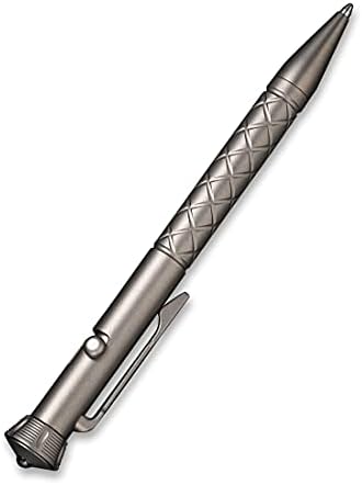 Civivi Titanium Bolt Action Pen Multi Função Pen de escrita lisa com ferramenta de disjuntor de vidro, rolamento de girador na parte superior, coronet CP-02A