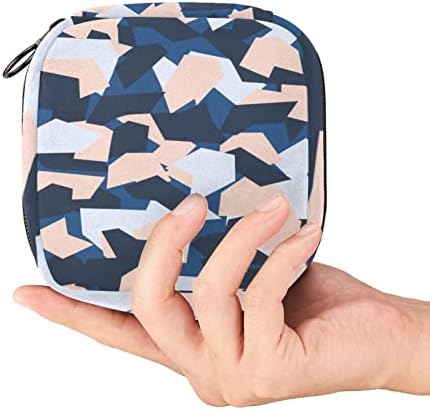 Camuflagem de xícara menstrual de grande capacidade Geometry Bag de armazenamento sanitário de guardana