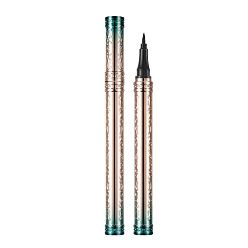 Guolarizi Lightweight and Flender Liquid Eyeliner Fácil de aplicar maquiagem natural e não fácil de desaparecer preto Eyeliner apontador