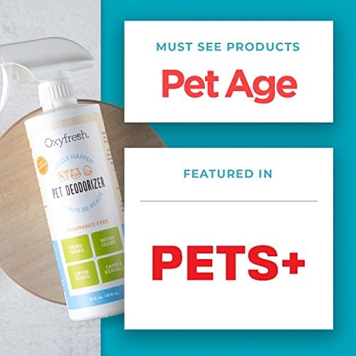 Oxyfresh Premium Pet Odor Eliminator-Diga adeus aos odores de cães e gatos fedidos-não-tóxicos-perfeitos para camas de cachorro, tapetes, caixas de areia de gato e em qualquer lugar fedido, 16 oz.