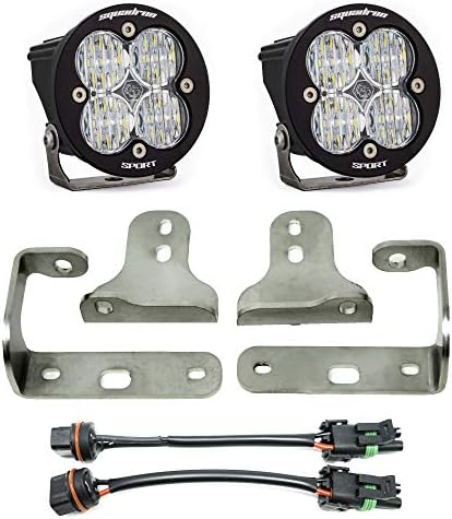 Baja Designs Squadron-R Sport Sport Fog Pocket LED Kit LED compatível com Jeep Gladiator
