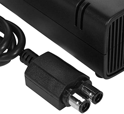 Kiminors Mini Supplência de alimentação do adaptador de tijolos CA selados para Xbox 360 Slim com cabo de carregador 135W Universal 110-220V Tensão de largura ruído