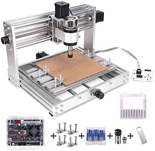 Máquina de roteador CNC 200W, 3018 Pro Max CNC CNC Wood Router 3 Máquina de moagem de gravura CNC para madeira acrílica MDF