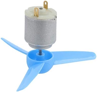 X-dree dc 3v 0,13a 6600rpm Motor de torque de altura 3 palhetas 80 mm Diâmetro Blue (DC 3V 0,13A 6600 rpm Motor de Alto Par 3 Paletas 80mm Dia Propeller azul azul