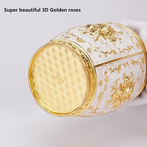 Linhas Arte Médio Urnas para cinzas humanas, 7,1x4,8 polegadas Golden Rose Urnas de tamanho médio para cinzas para mulheres adultas/mulheres/mãe/avó, urnas de cremação decorativa para cinzas adultas