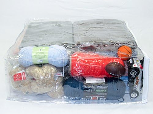 Oreh Homewares X-Large Pesado Vinil com zíper para suéteres, cobertores, edredons, conjuntos de roupas de cama de 5 pacote
