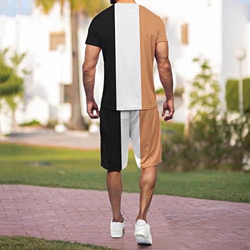 2 peças de masculino vestidos de verão roupas de 2 peças masculinas atléticas conjuntos de esportes e shorts conjuntos de malha