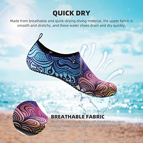 Sapatos de água para homens homens secos rápidos meias aqua swim praia de ioga descalça de ioga desgaste acessórios esportivos