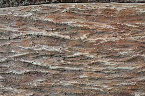 Casca pesada Tru Tex Skin By Walttools | Banco de carimbos de textura pesada de grãos de madeira para concreto vertical
