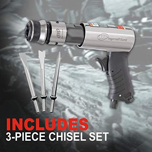 Astro Pneumatic Tool PR14 Riveter a ar e Ingersoll Rand 114GQC Air Hammer - 3 PC cinzel com punção cônica, cortador de painel,