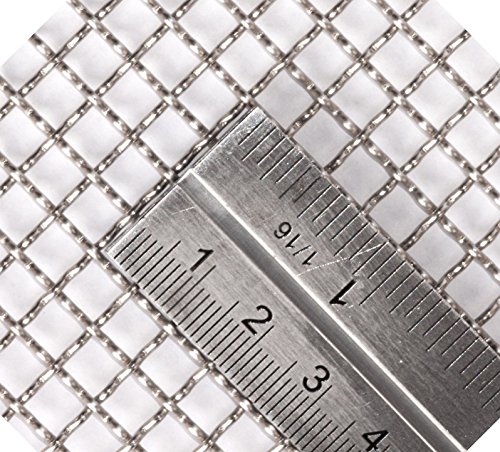 Grade de malha de corte de diamante - contagem de malha: 4 malha, dimensões: 55cm x 60cm - por inóxia