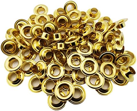 C.S. Osborne Brass Grommets & Washers G1-3 Tamanho 3 144 Conjuntos