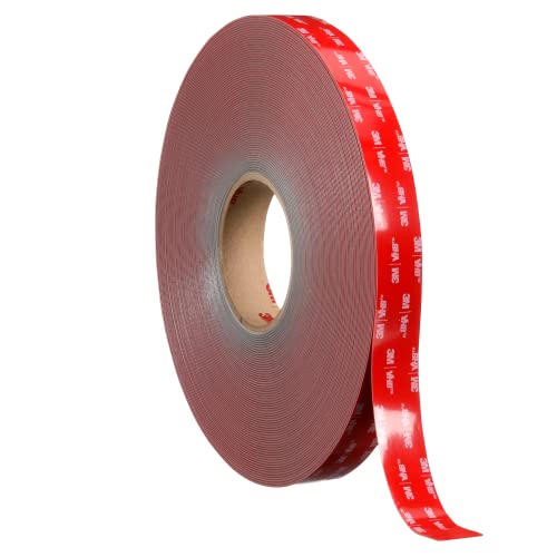 VHB Tape RP+080gf, cinza, 1/2 em x 36 m, 32 mil, revestimento de filme, 18 rolos/estojo