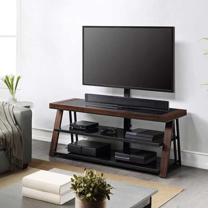 Bayside Furnishings Harlowe 56 ”3 em 1 TV Stand