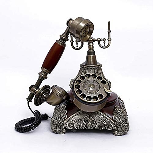 Retro Vintage Telefone Europeu Antigo Telefone Retro Officiário Telefone Telefone Dido Dial Antigo Retro Antigo Linha Fixo