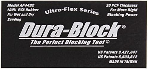 Dura-block Block Scuff Pad-5,6 pola de gancho Ultra-Flex e Blocos de Landing Scruff Pad para madeira e automaticamente se encaixa na