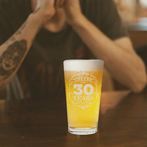 Veracco aplaga a 30 anos de cerveja Glass Pint 30º aniversário para ele seu sujo trinta e fabuloso